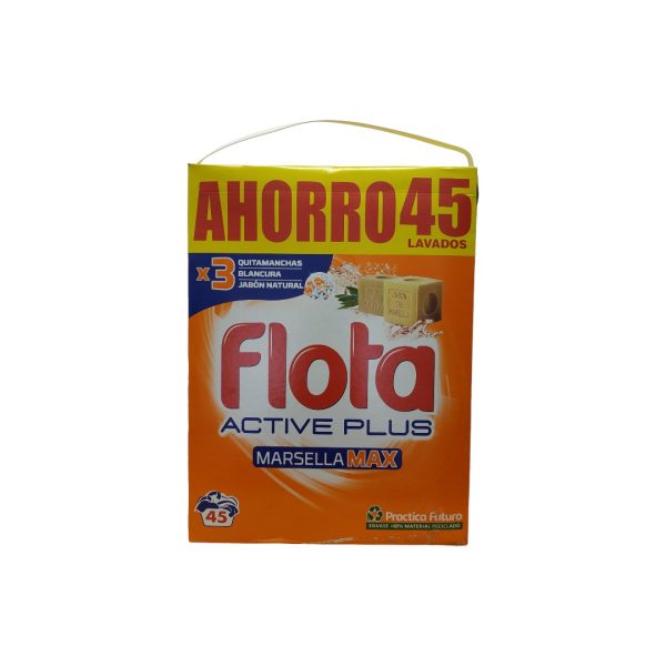 Flota detergente en polvo Marsella 45 cacitos