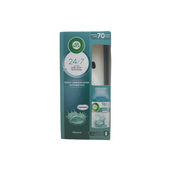 Air wick spray y ambientador automático nenuco ( aparato + recambio 250ml).