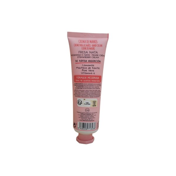 The fruit company crema de manos fresa nata 50ml - Imagen 2