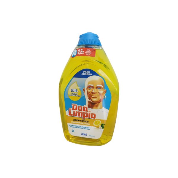 Don limpio gel liquido concentrado limon  885ml