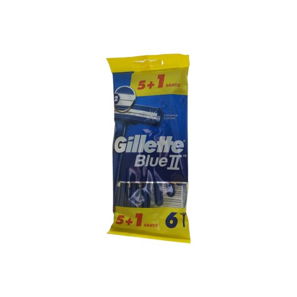 Gillette blue II maquinillas dos laminas 5 + 1 gratis