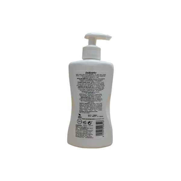 Babaria Jabón Intimo con Aloe Vera con ácido láctico 300ml - Imagen 2